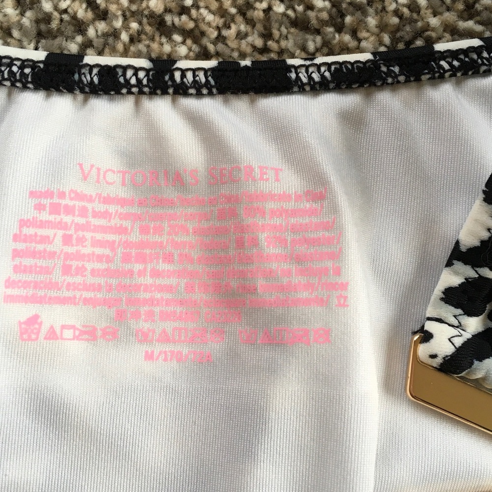 Victoria's Secret Black and White Leopard Print Bikini Set - Picture 4 of 7